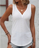 Kristina Eyelet Embroidery Tank