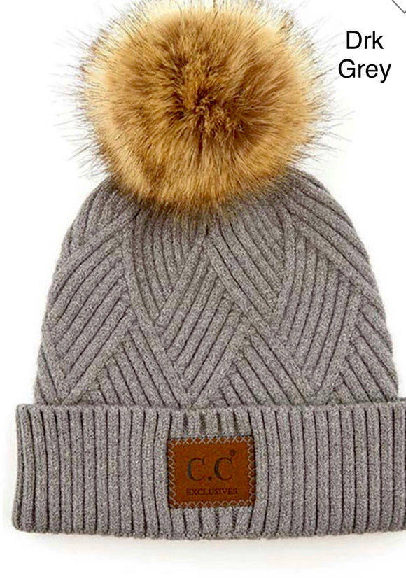 CC Hat with Suede Patch