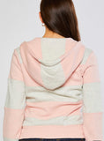 Savannah Color Block Zip-Up Hoodie