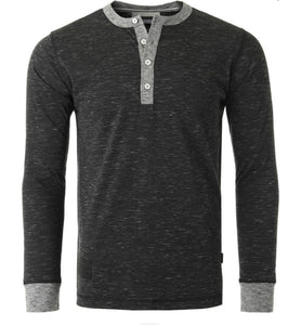 Jackson Long Sleeve Contrast Neck and Cuff Shirt