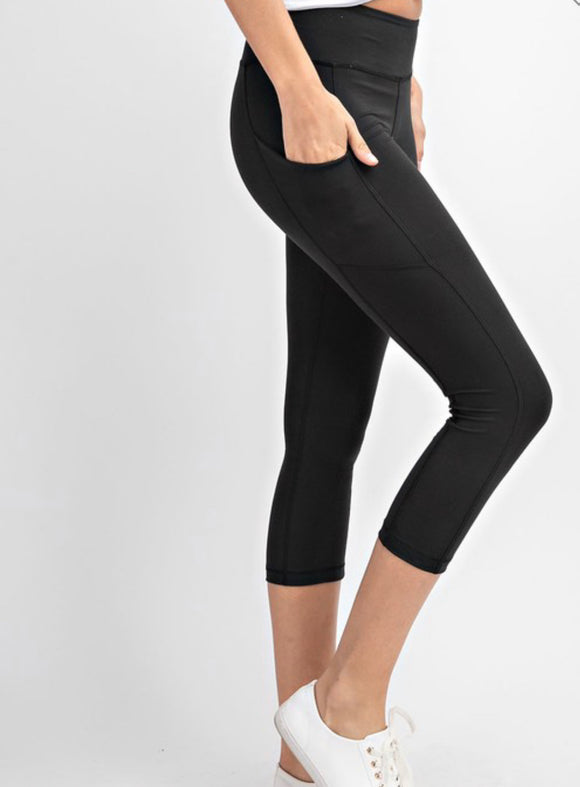 Capri Length High Waisted Butter Soft Leggings