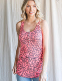 Hot Pink Leopard Print Tank