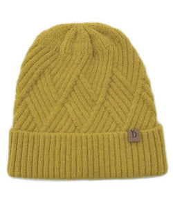 CC Diagonal Textured Cuff Beanie