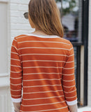 Reese Ribbed Stripe Top