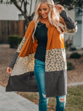 Ryan Leopard Colorblock Cardigan