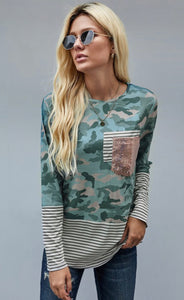 Camouflage My Love Top