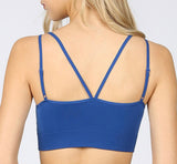 Ava Double Criss Cross Back Bralette