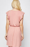 Colette Ruffled Sleeve Dress