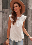 Scarlett White Lace Top