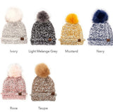 Warm Lining Pom Pom Hat