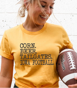 Corn Beer Tailgates Iowa Football