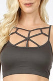 Web detail bralette