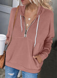 Laina Half Zip Long Sleeve Hoodie