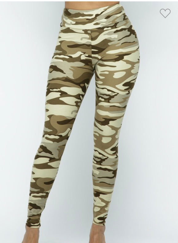 Step Into The Wild Camo Leggings