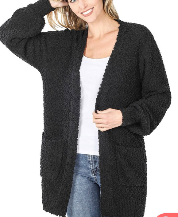 Farrah Popcorn Cardigan