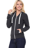 Lilliana Light Weight Zip-Up Hoodie