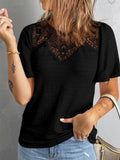 Aggie Lace Neck Top