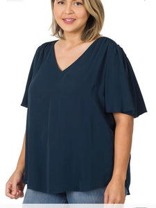 Juliette Waterfall Sleeve Top