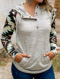 Chloe Aztec Drawstring Hoodie