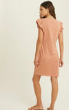 Vinnie Ruffle Sleeve Dress