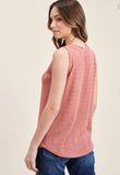 Zoey Striped Textured Tank