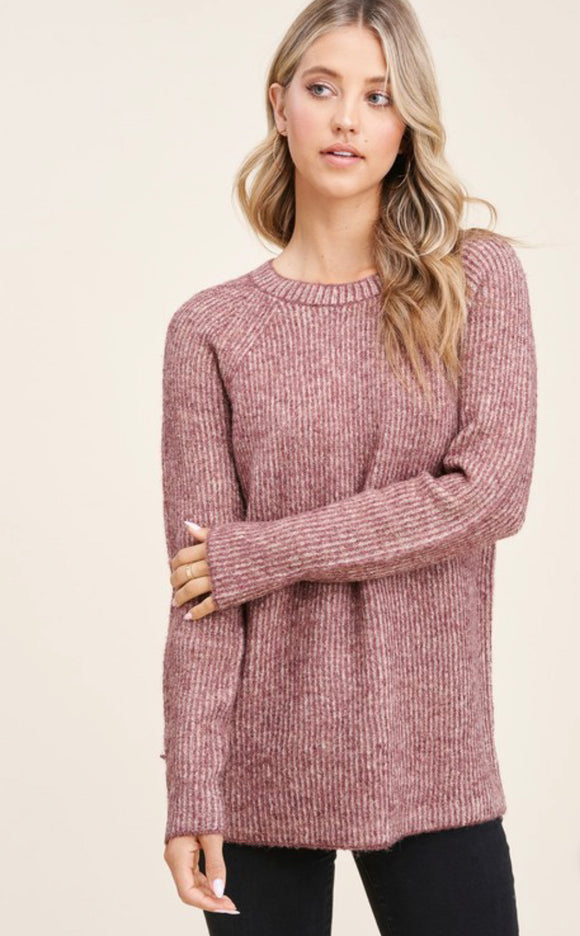 Blake Two Toned Super Soft Sweater