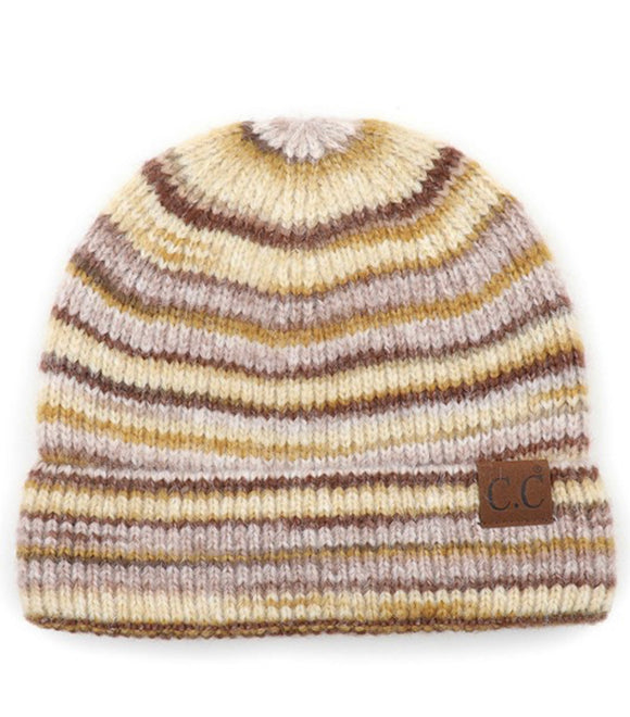 CC Stripe Color Block Beanie