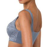 Asher Seamless Bra With Front Lace Cover