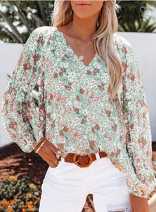 Mandy Flowered Top