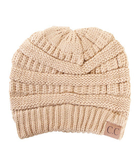 CC Solid Cable Beanie