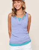 Heather Ribbed Tank